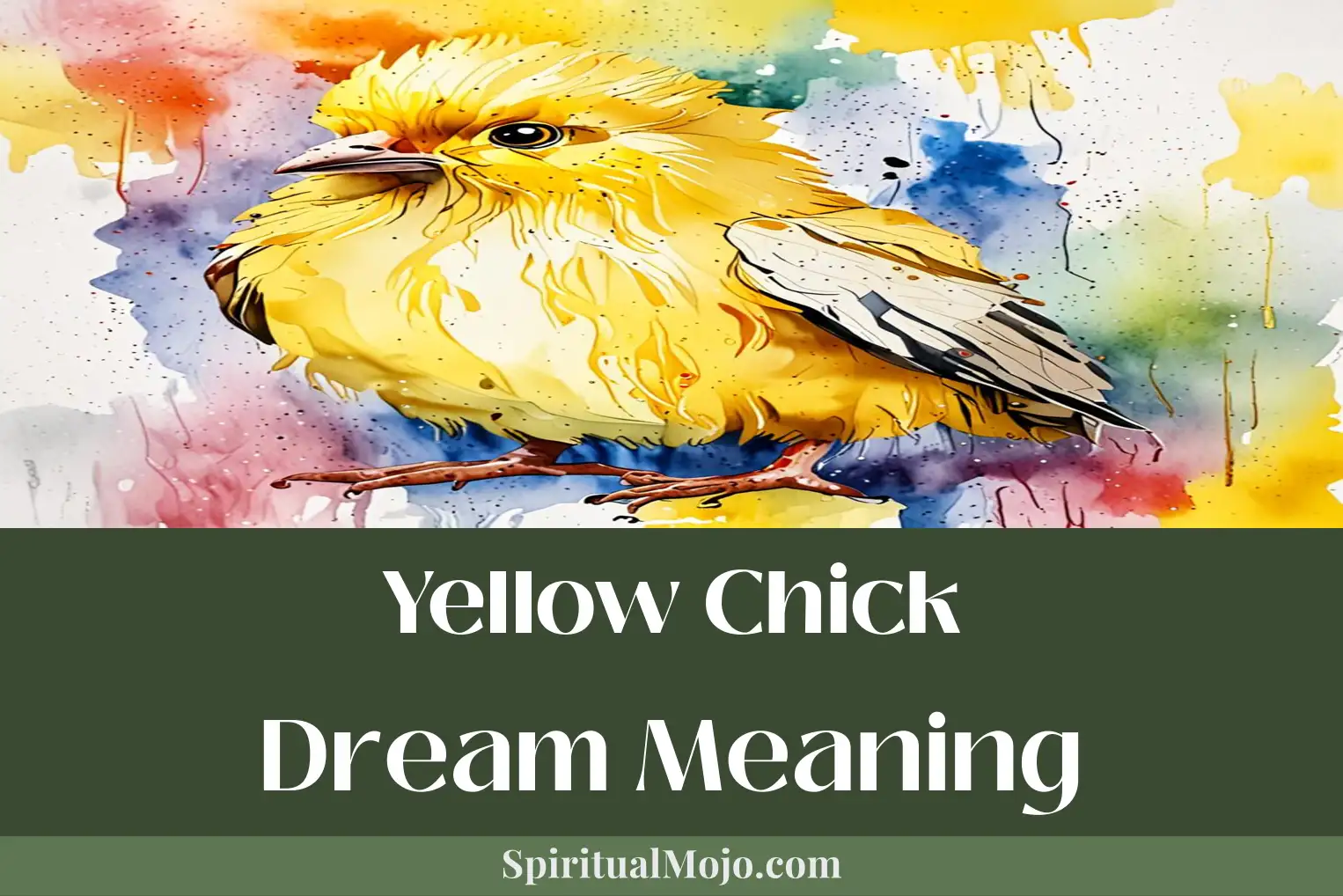 yellow chick dream meaning