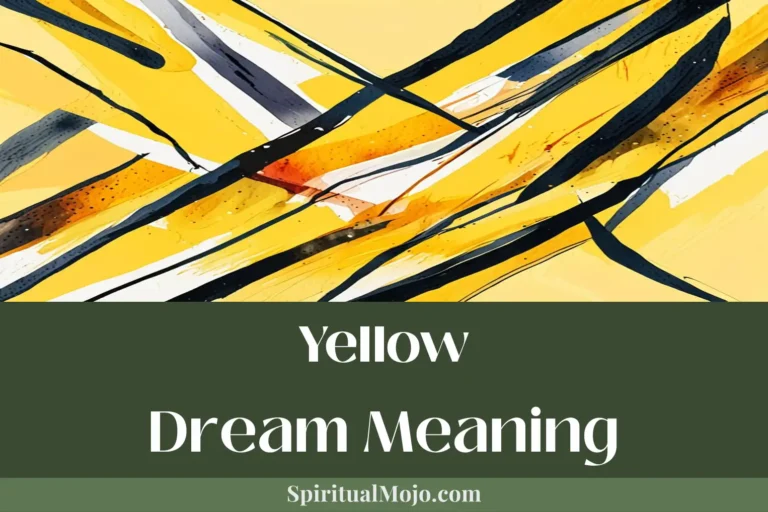 yellow dream meaning