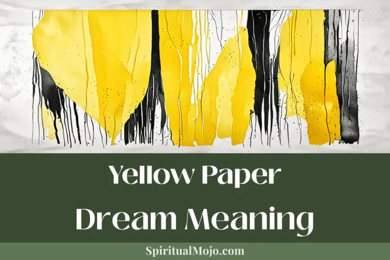 yellow paper dream meaning