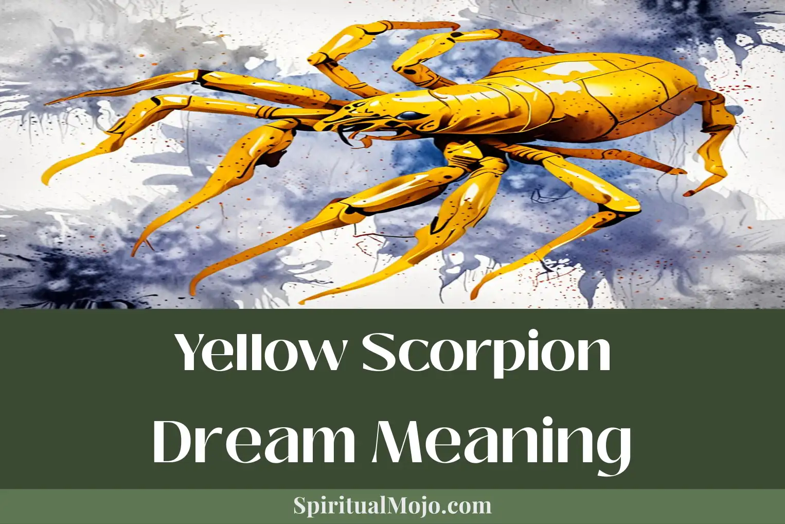 yellow scorpion dream meaning