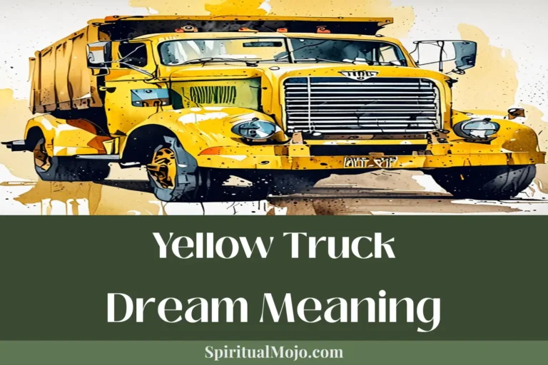 yellow truck dream meaning