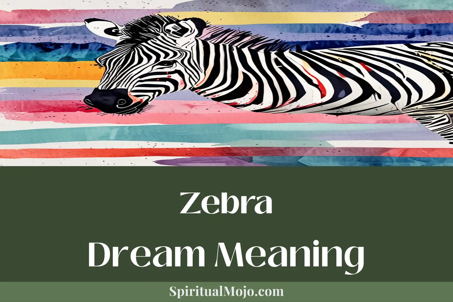 zebra dream meaning